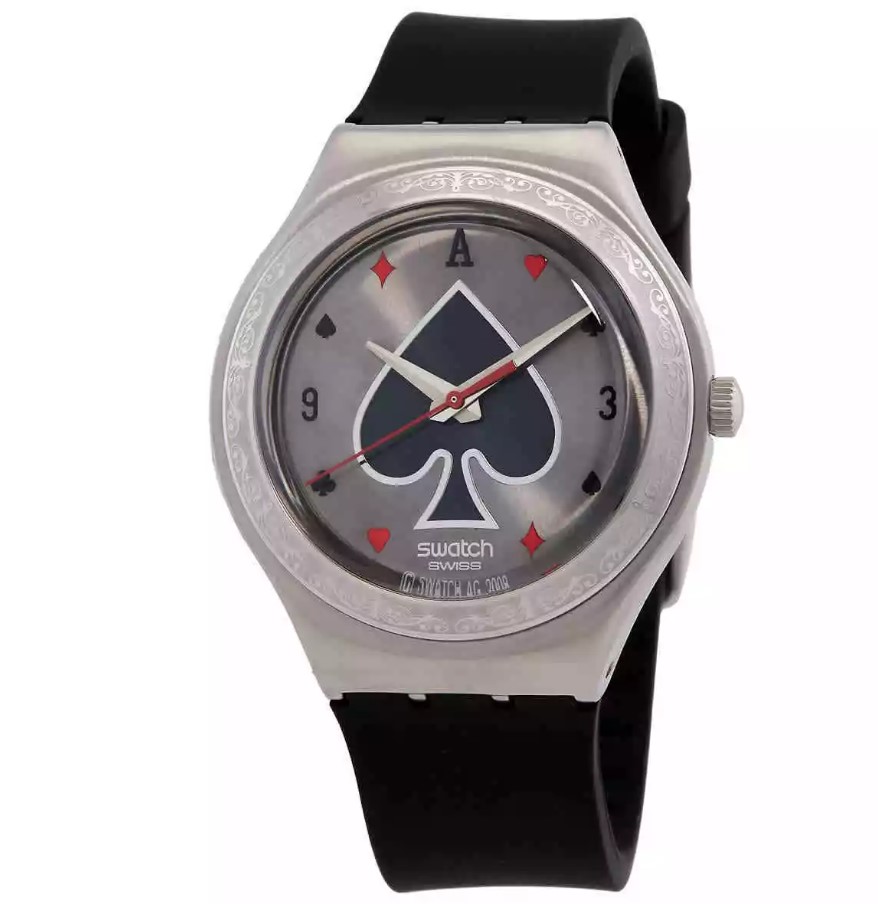 Swatch Irony Big Special YGS128C – 37mm Unisex Quartz Steel Watch – New!